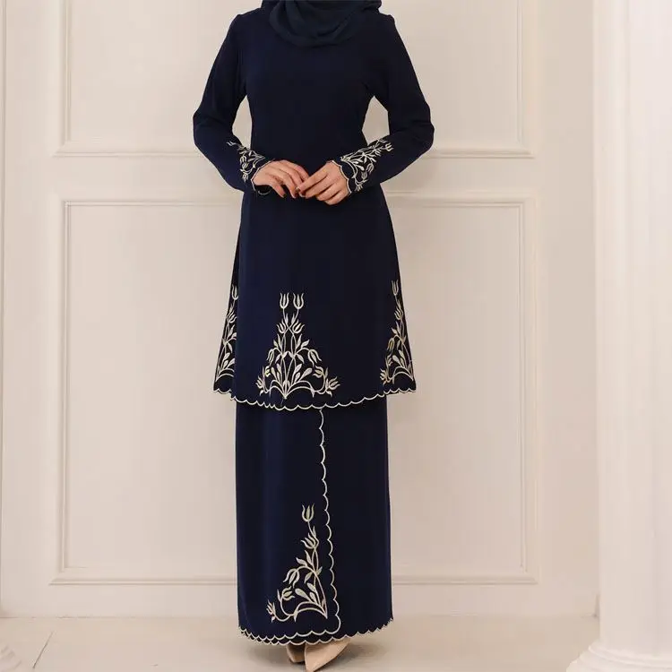 Islamic clothing dearborn dubai abaya online abaya for women muslim dress Two piece cardigan set