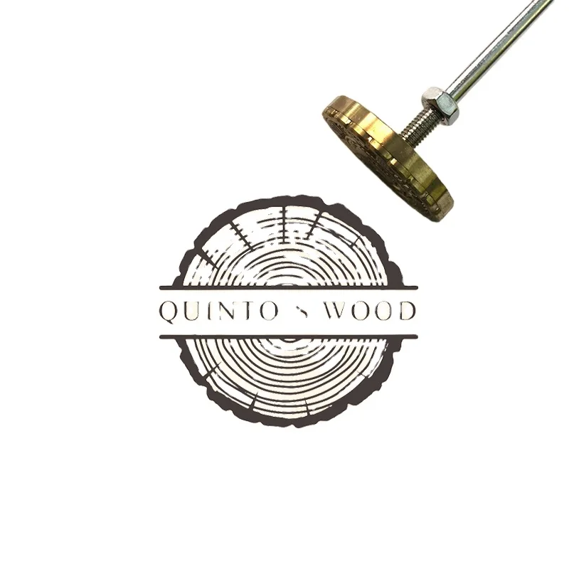 Hot Stamping Custom Brass Logo Die Hot Stamping Machine Leather Embossed Stamps
