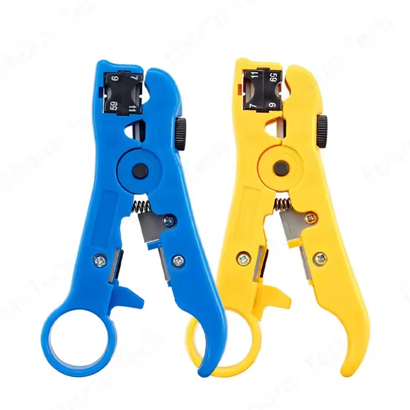 Automatic Cheap Price High Quality Cable Wire Stripper Wire Cutting Pliers  for Coaxial RG59, RG6, RG7, RG11