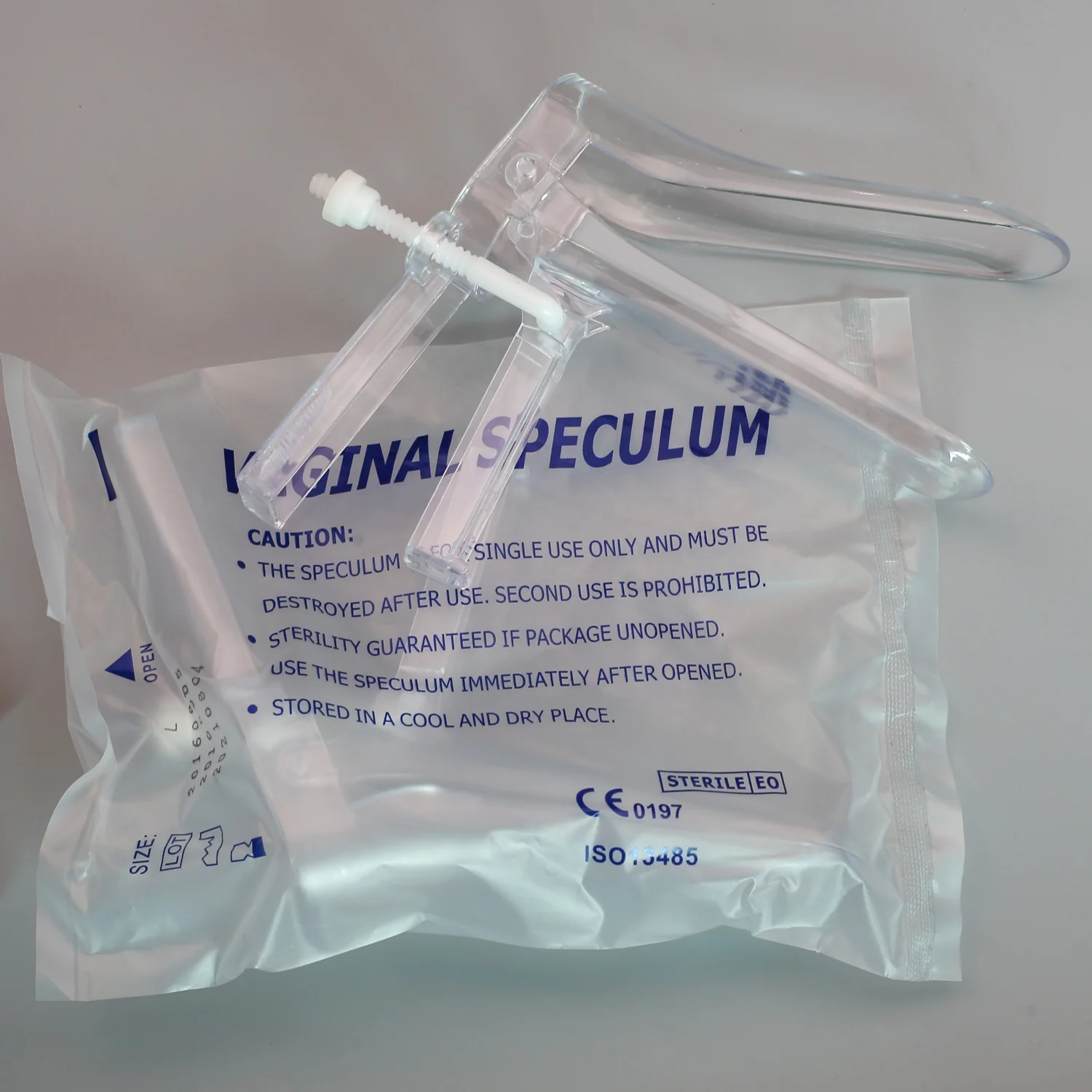 medical consumables vaginal Speculum sterile plastic disposable vaginal speculum