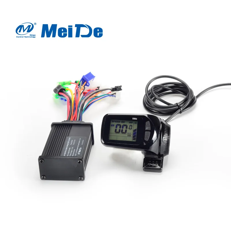
BLDC motor controller and color screen lcd display set for electric scooter 