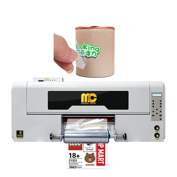 30cm A3 UV DTF Printer Pen Wraps Uv Dtf Digital Roll To Roll Label Printer Small Sticker Printer Printing Machine