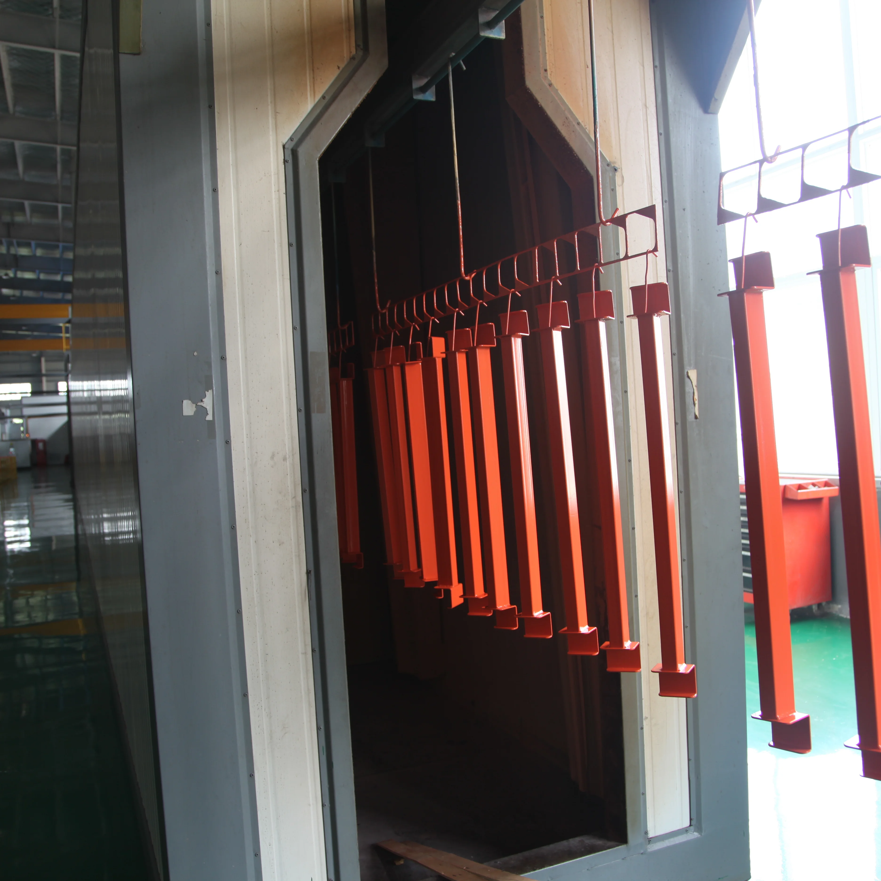 High capacity 7 meters aluminum profiles powder coating line