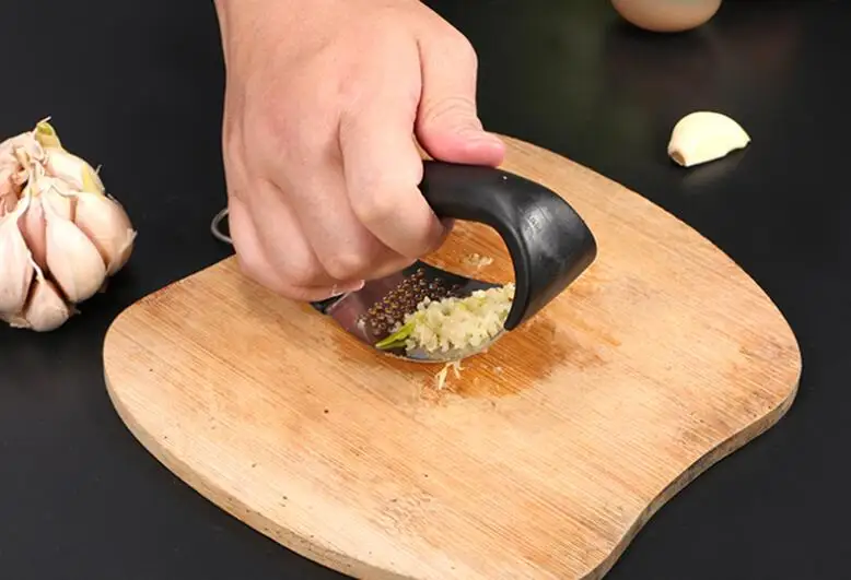 Stainless steel garlic press manual household garlic squeeze garlic small kitchen tool