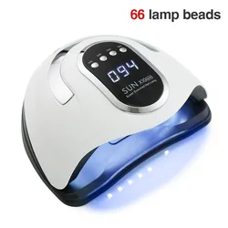 hot sale high-power nail Quick-drying sun X10 max 280W led 66 lamp nail lamp uv dryer nail tools art machine equipments