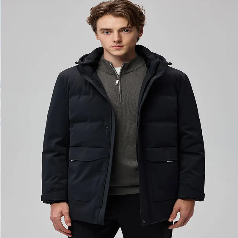 Customized New Coat Jacket Genuine Sheep Jackets Wholesale Winter Warm Coats Suit Outwear Man Real Casual custom winter puffe