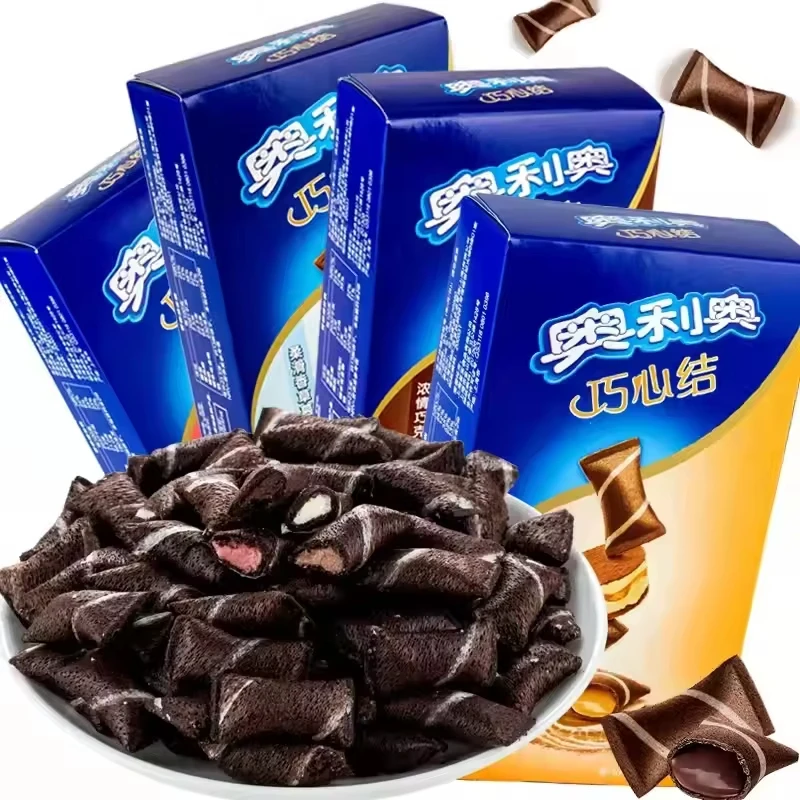 Оптовая продажа печенье Oreo 55 г фруктовое хрустящее с сердечками экзотическое