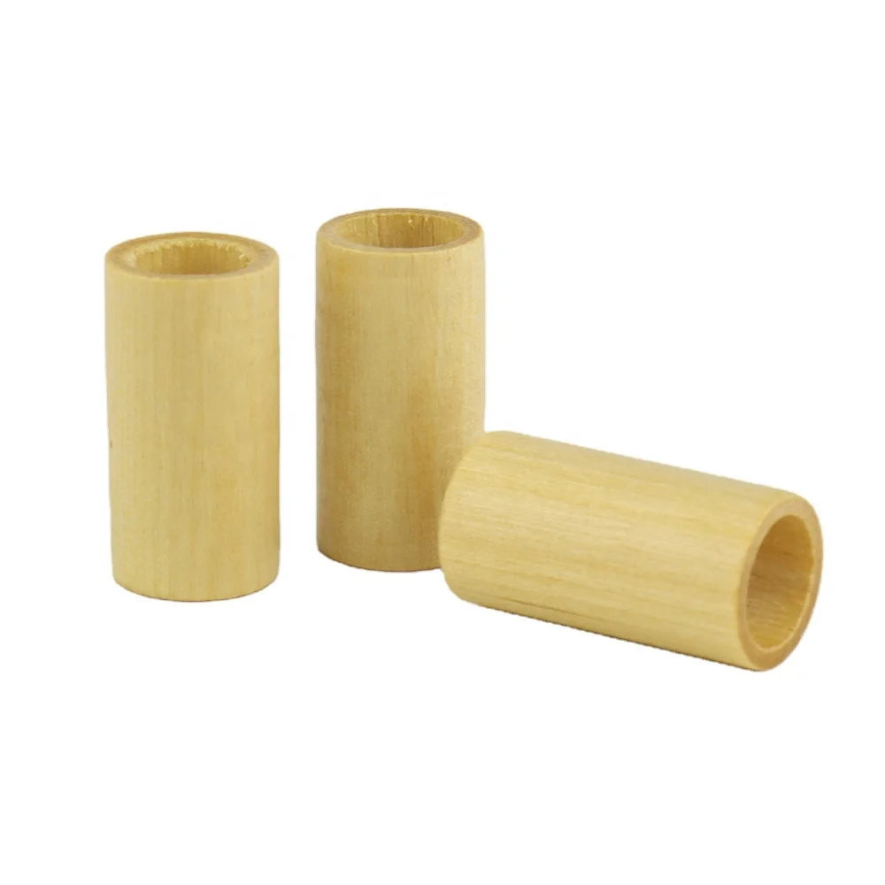 OEM Custom dry herb disposable mini wooden cigar  tips cigarette filter smoking tips