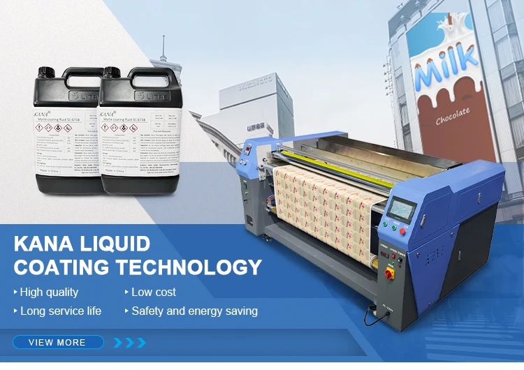 China factory direct selling solid color waterproof LED liquid laminator for digital printing leather