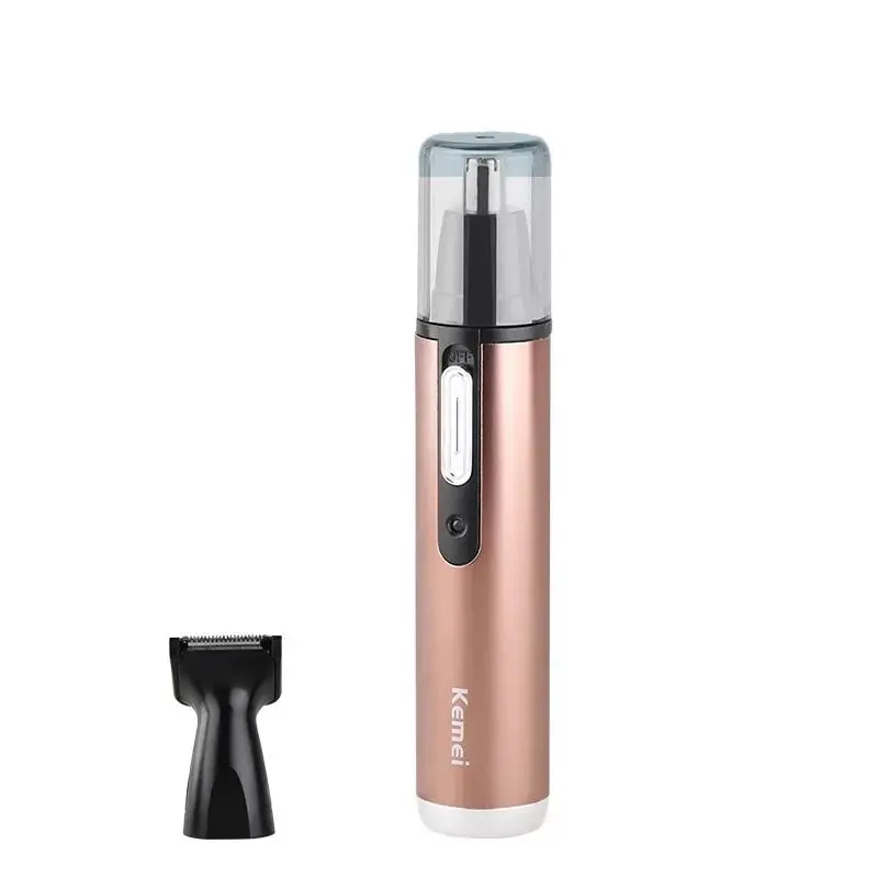 Kemei перезаряжаемые электрический триммер для носа KM-6629hair 2 в 1 уход за