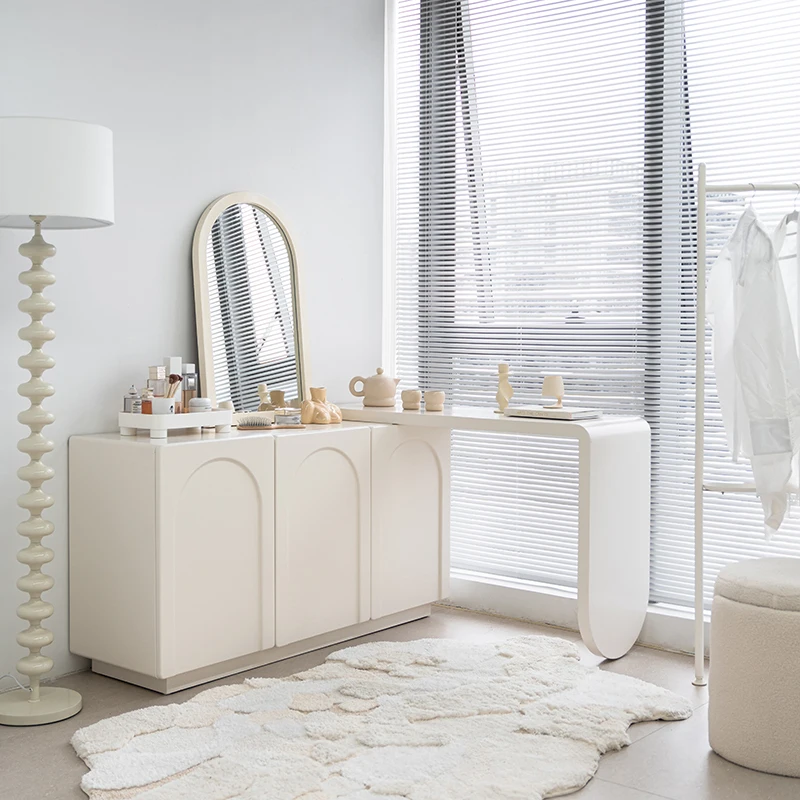 INS European Modern Home Furniture Multi-functional Desk for Living Room Vanity Desk for Makeup Study Desk Table