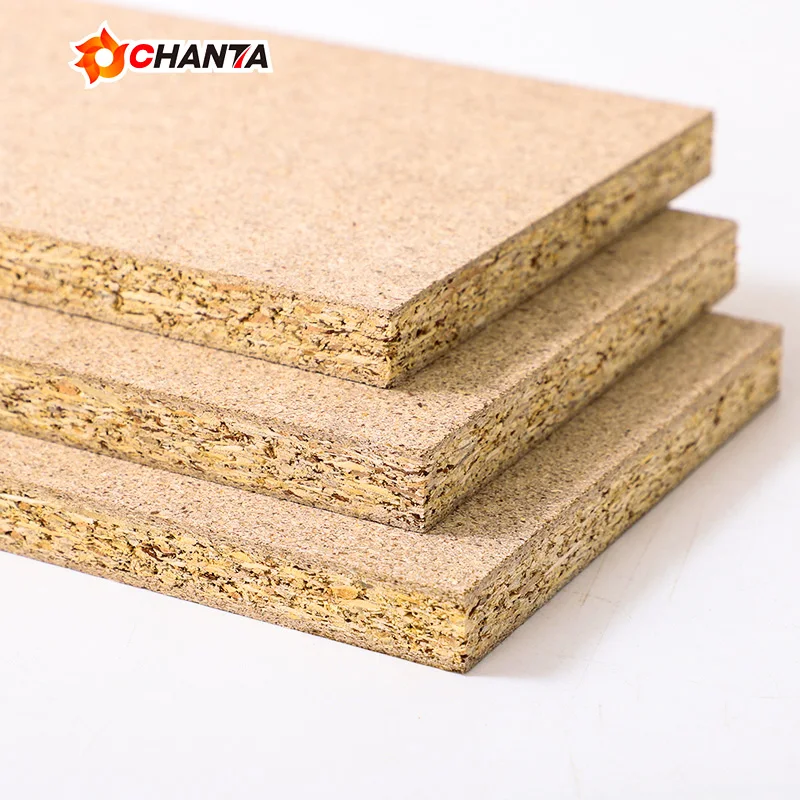 Made in China  linyi low price 9mm 16mm 18mm 25mm  melamine laminated particle board 4x8