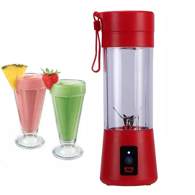 Commercial 380ml 150w Portable Slow Cold Press Mini Usb Portable Electric Juicer Blender