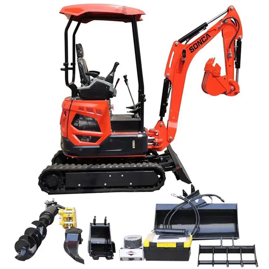 Бесплатная доставка мини-экскаватор 5 Kubota 1 8 тонн небольшой гидравлический гусеничный экскаватор высокое качество ферма микро-экскаватор