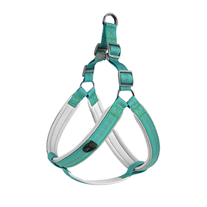 OEM Custom Luxury Dog Harness No Pull Pet Collar Set Reflective Dog Chest Strap Breathable Pet Dog Collar