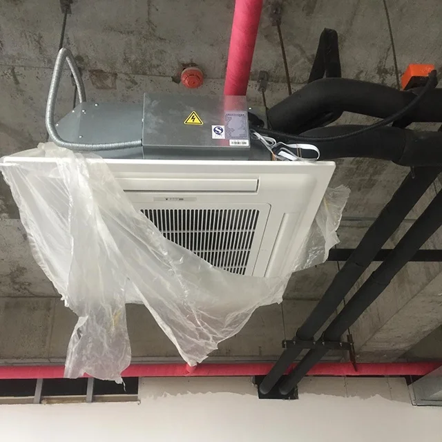 HVAC Chilled Water Duct Fan Coil Units, Ceiling Cassette Fan Coil Unit, CE Cassette Type Drain Pump Fan Coil Unit