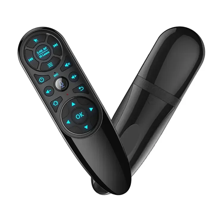 Новейший пульт Q6 Pro голосовой пульт с гироскопом с подсветкой 2,4 г беспроводная воздушная мышь ИК-обучение для Android TV Box