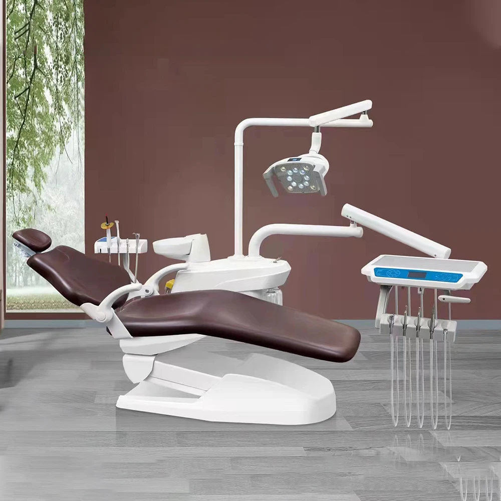 Newest china foshan Dental Operator Full functions Electric Equipment Chairs Unit Price with Led Lamp For Dental