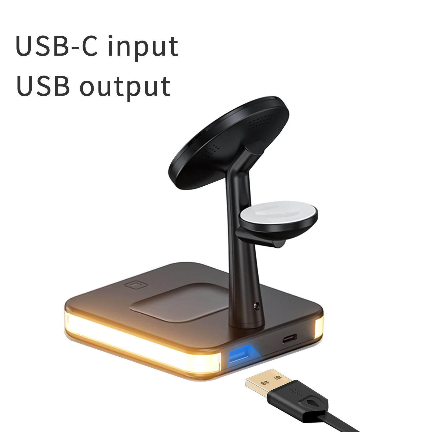 991 Model New Design Magnetic 4 In 1 Wireless Charging Station Multifunction Chargers Charging Stand