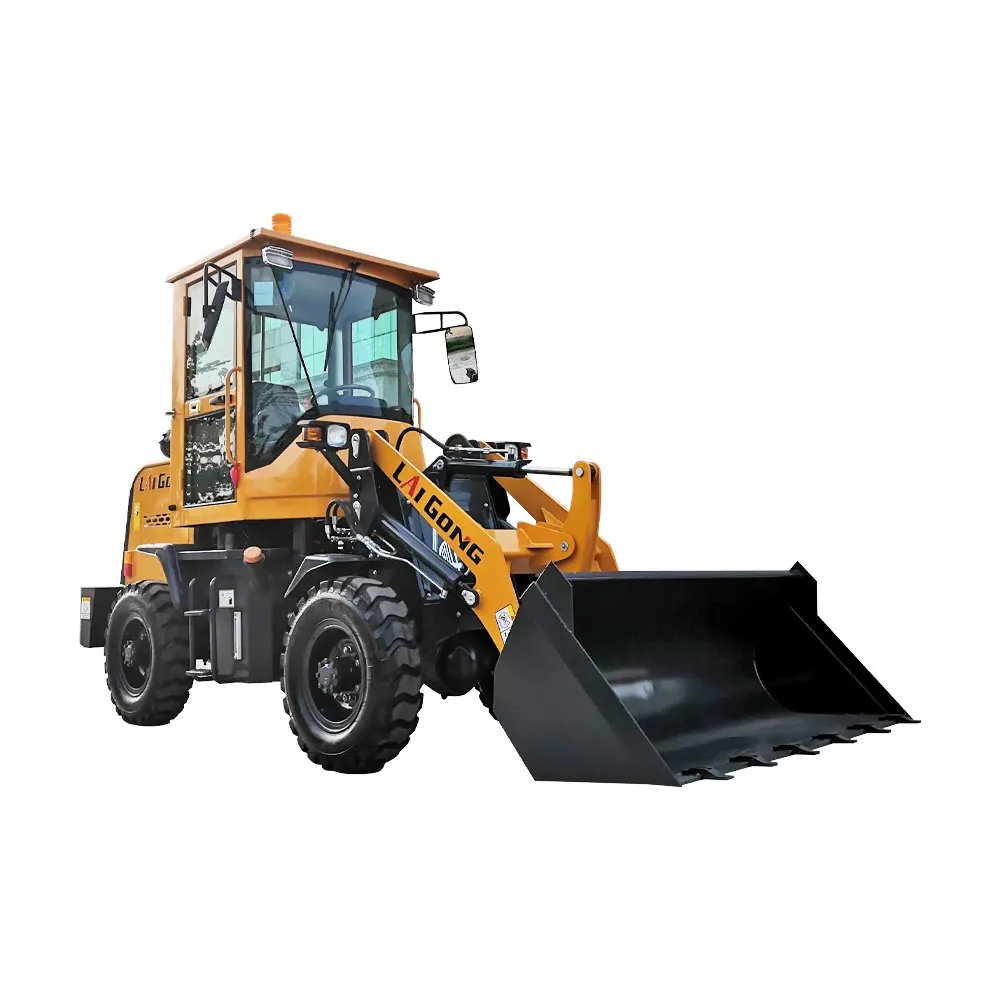 Laigong 4 Wheel Pick Up Mini Telescopic Wheel Loader With Log Grapple