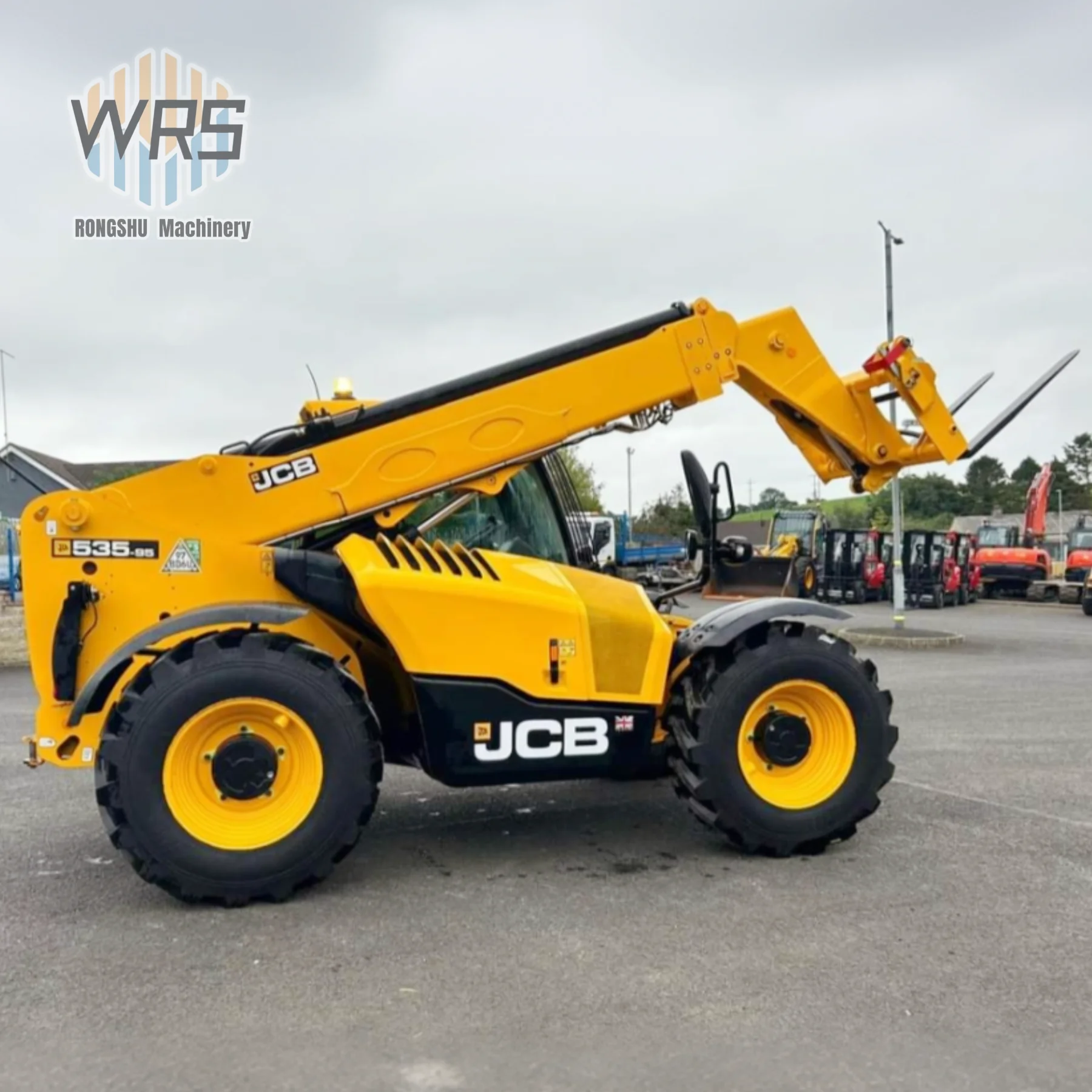 Используемый Телескопический вилочный погрузчик Jcb 535 оригинальный телескопический продажа