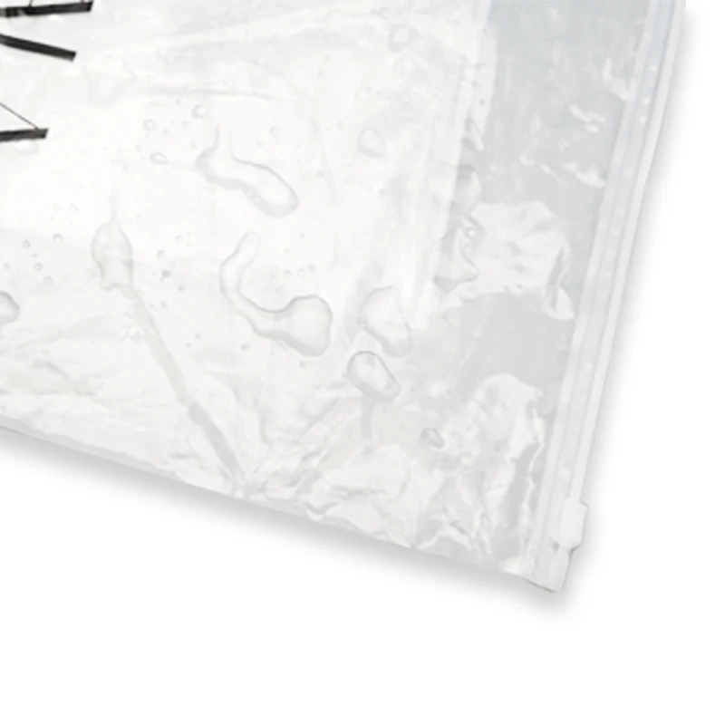 Custom Own Logo Eco Friendly Zip Lock Bag Frosted Packaging Clothes Zipper Pouch For T Shirt Clothing Underwear