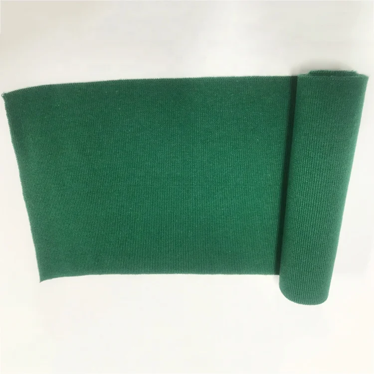 
High Stretch Multicolor Cotton Thin Plain Knitted Ribbed Cuffs And Hem For Jacket 