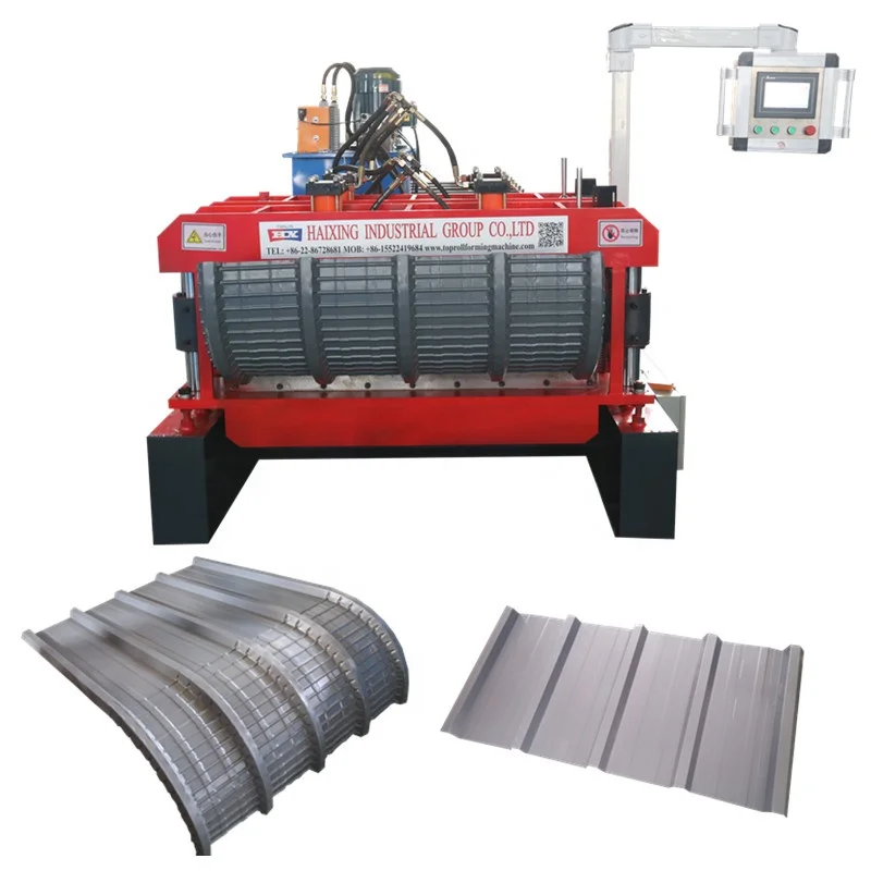 planchas de zinc para el techo maquina curvadora de teja curva Maquina para chapa de techo TR4