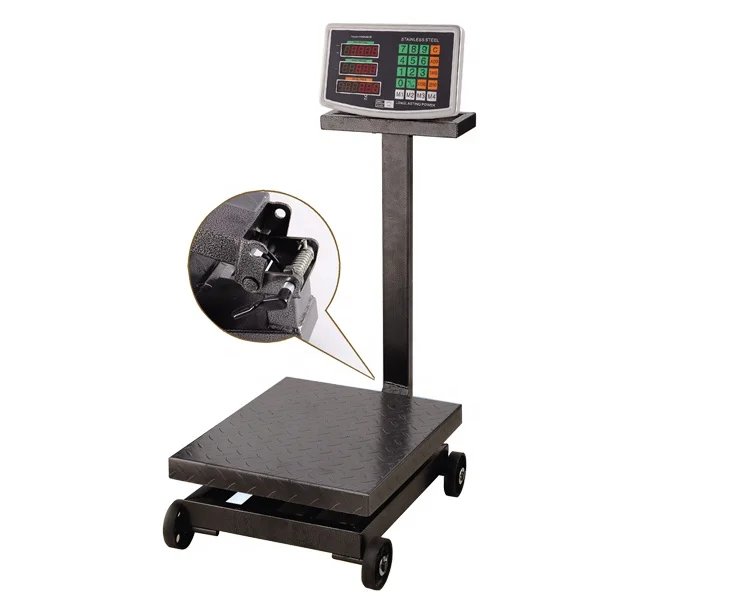 TCS Bench Scale Manufacturer Digital TCS Electronic Platform Scale 300kg