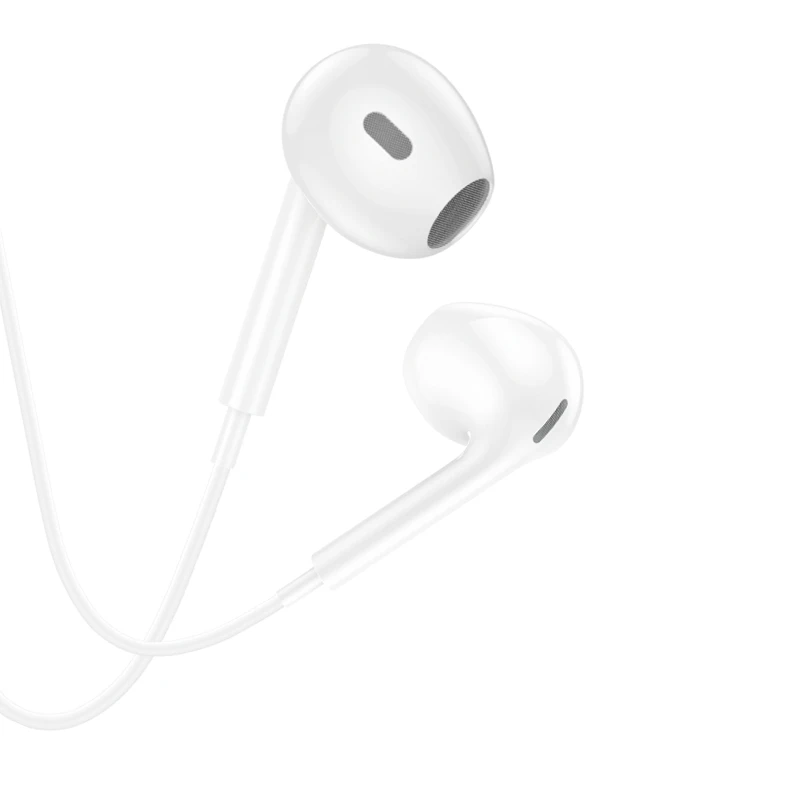 Наушники-вкладыши FONENG T60, проводные стереонаушники-вкладыши 3,5 мм, 120 см, белый цвет