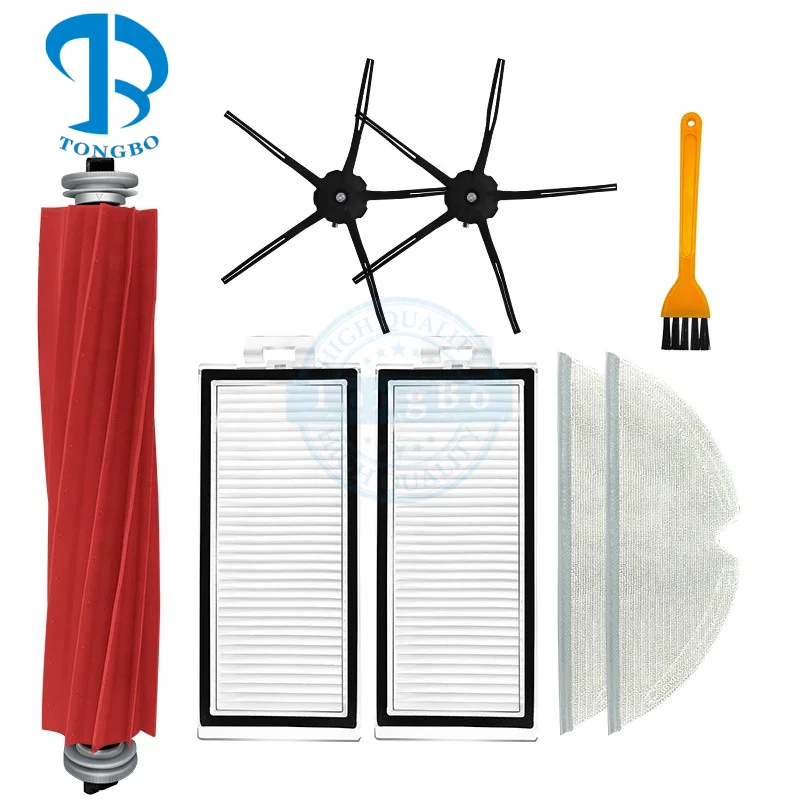 Набор для робота-пылесоса Xiaomi Roborock Q7 Max + T8 запасные части Аксессуары основная боковая щетка Hepa фильтр тряпка