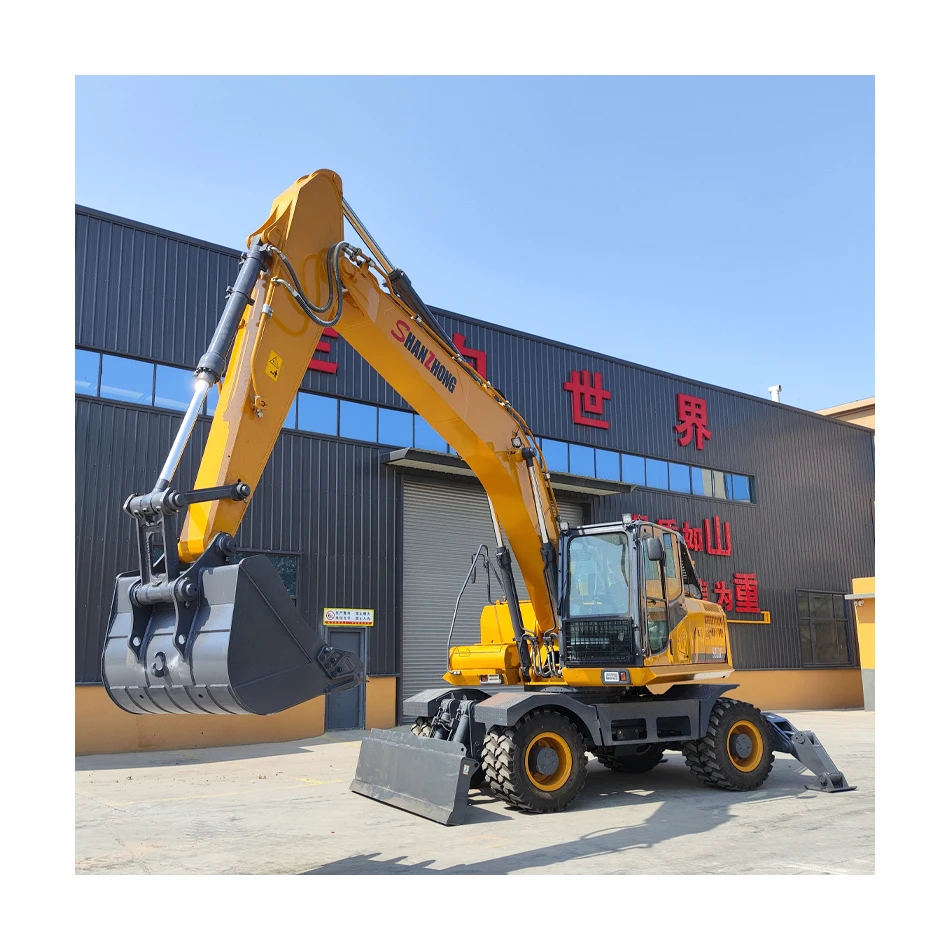 Строительная техника 17ton 18ton 20ton 21ton Shanzhong SZL215 1.0cbm колесный экскаватор для продажи