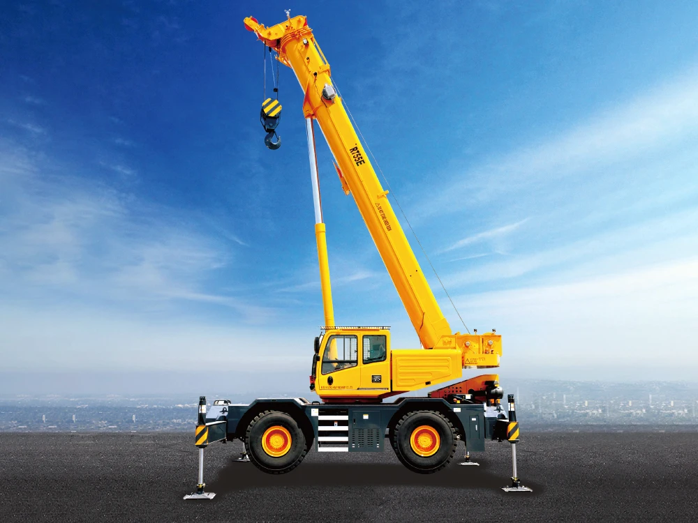 High efficiency Rough Terrain 90Ton crane 90ton Rough Terrain Crane RT90U with spare parts within Lifting Machinery