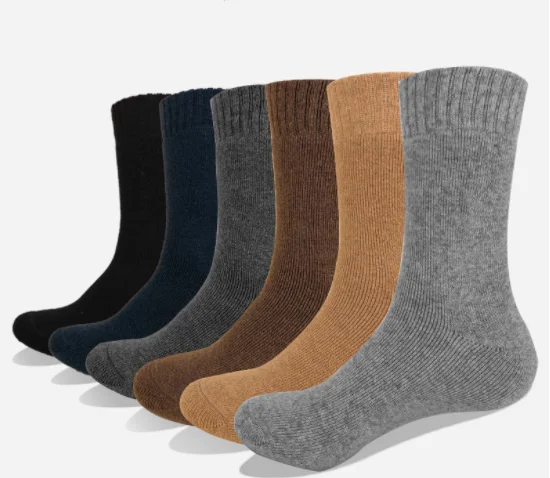 wholesale unisex camel wool socks 50% wool socks hand knitted merino wool socks women