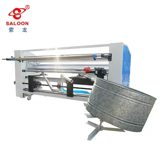 Customized Automatic Non Woven Textile Rewinder Machine For Garment Manufacturer