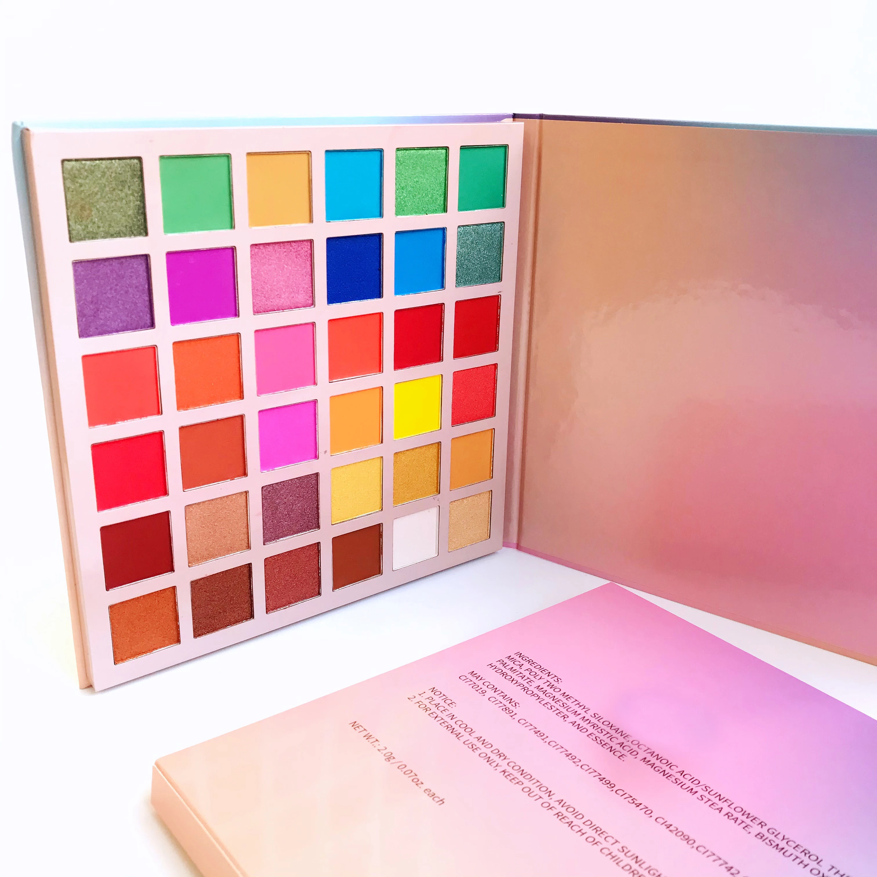Super smooth palette eyeshadow private label eyeshadow pigmented palette