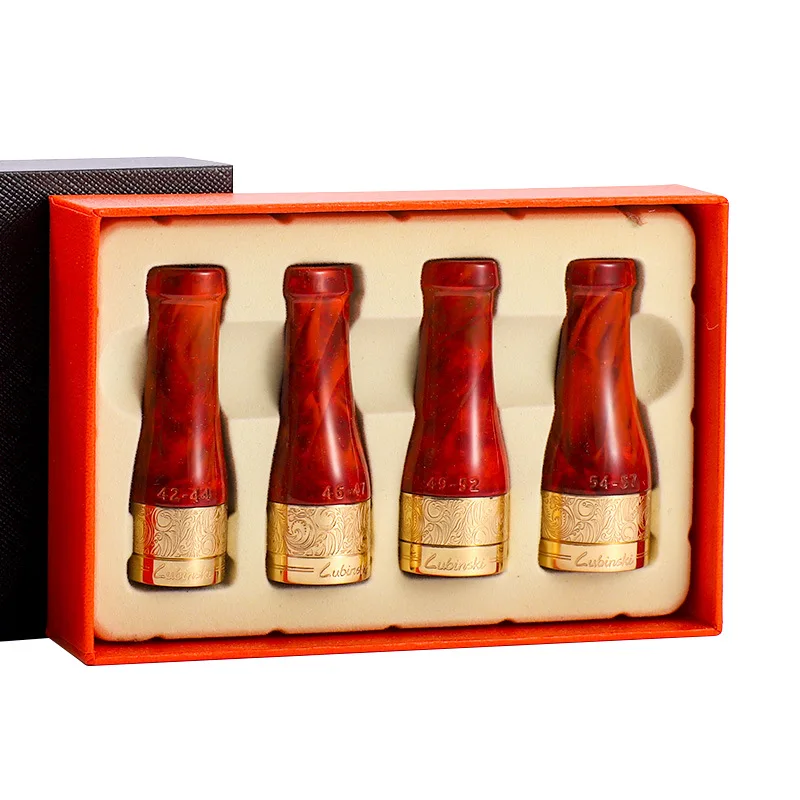 Resin Mouthpiece Pipe Portable Cigar Smoke Nozzle Cigarette Tip Cigar Accessories Set Cigar Holder