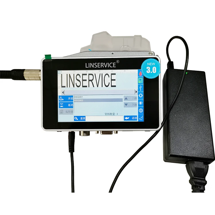 Tij inkjet plastic bag cardboard metal pvc sheet printer