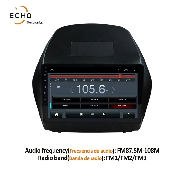 10.1' Android 10 Double Din Car Stereo Radio DVD For Hyundai Ix35 2009 2010 2011 2012 2013 2014 2015