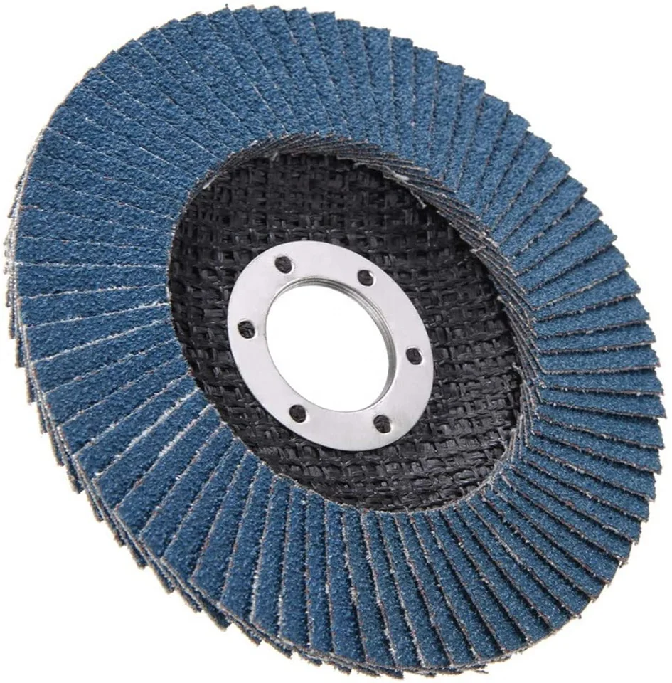 Abrasive Zirconium Aluminium Grit Flexible Flap Disc for Weld Grinding Demurring Rust or Paint Removal and Feathering