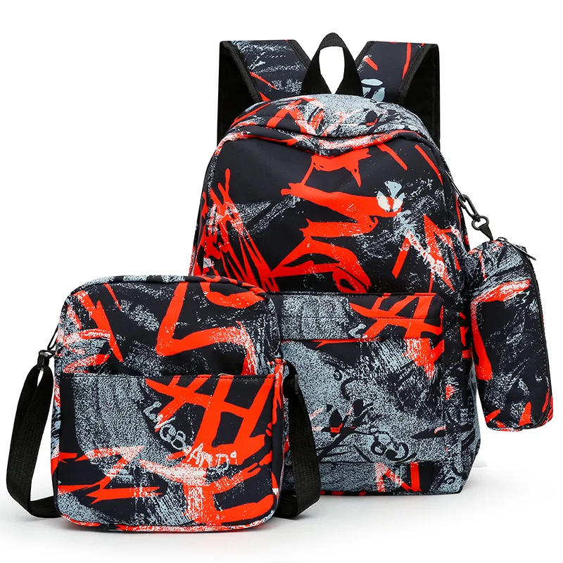 Custom Print Your Design Photo Pattern Logo bookbag 3 pcs Back Pack Kids School Backpack Bags Set Girls and Boys