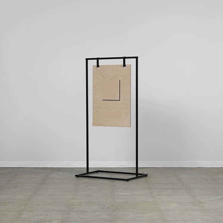 JH-Mech Metal Sidewalk Signs Storefront Shop sign Heavy Duty Free Standing Custom Sidewalk Sign Frame for small businesses