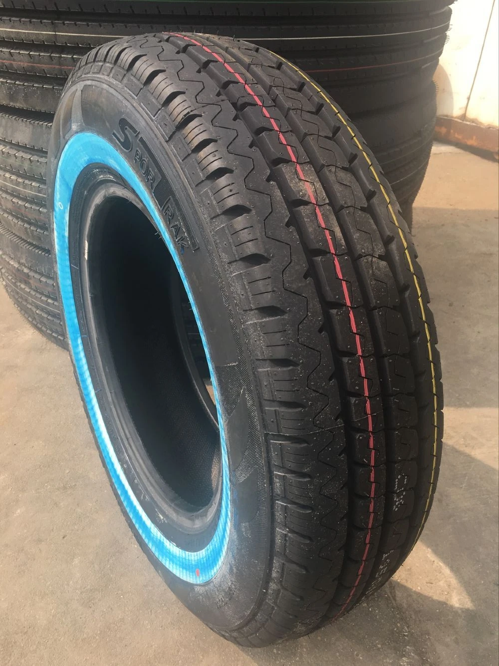ON SALE white loops van tyres 195R15C 195R14c 185R14C WHITE SIDEWALL PCR CAR TYRES