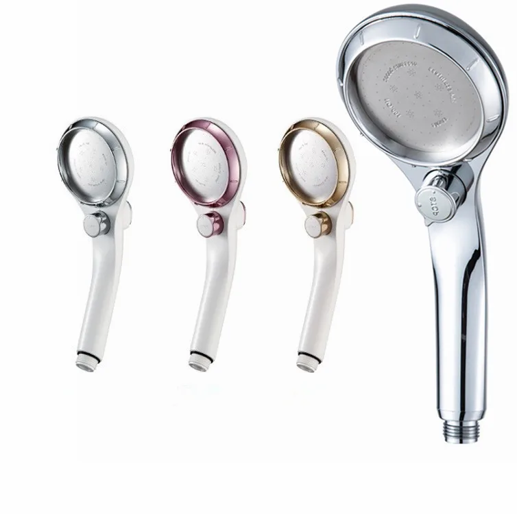 Water-saving High Pressure 3 Function Head Shower