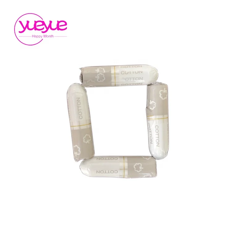Wholesale 100% organic biodegradable private label cotton tampons