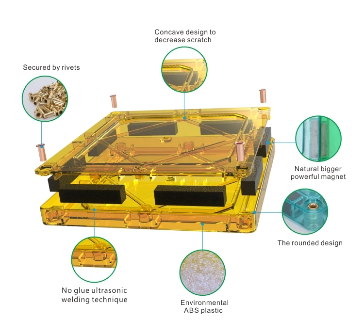 Custom Kids Cossy 3D Triangle Magnetic Tiles Toys ABS Plastic Magnet Toy For Boys And Girls