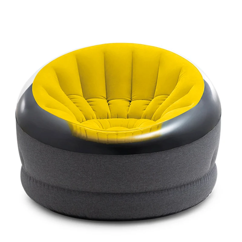 INTEX 66582 надувные Зеленые Круглые одноместные стулья с стеганной поверхностью