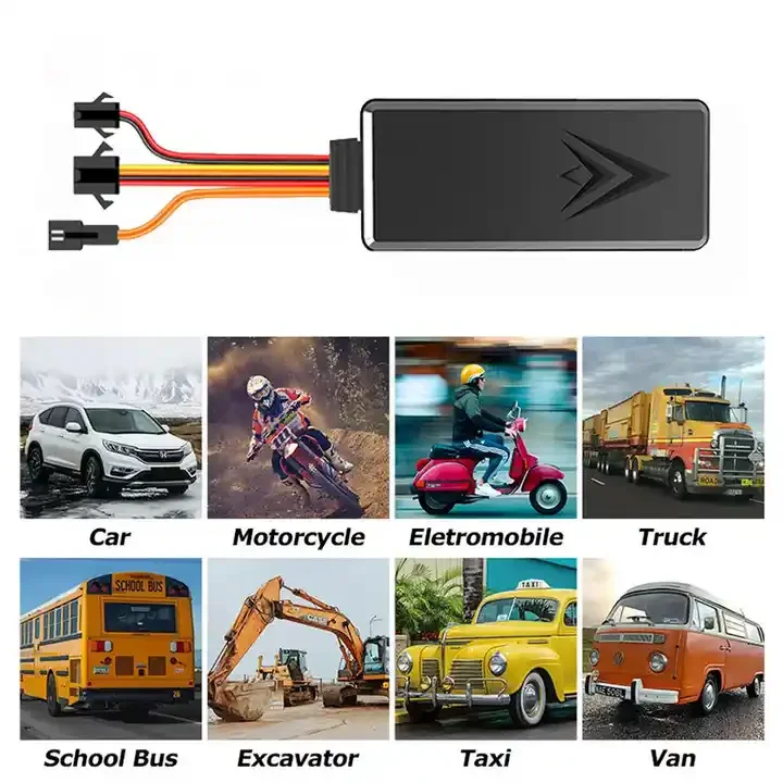 Used In Car Motorcycle And Bikes  ET004 4G Anti-theft GPS Tracker Vehicle Tracking Device