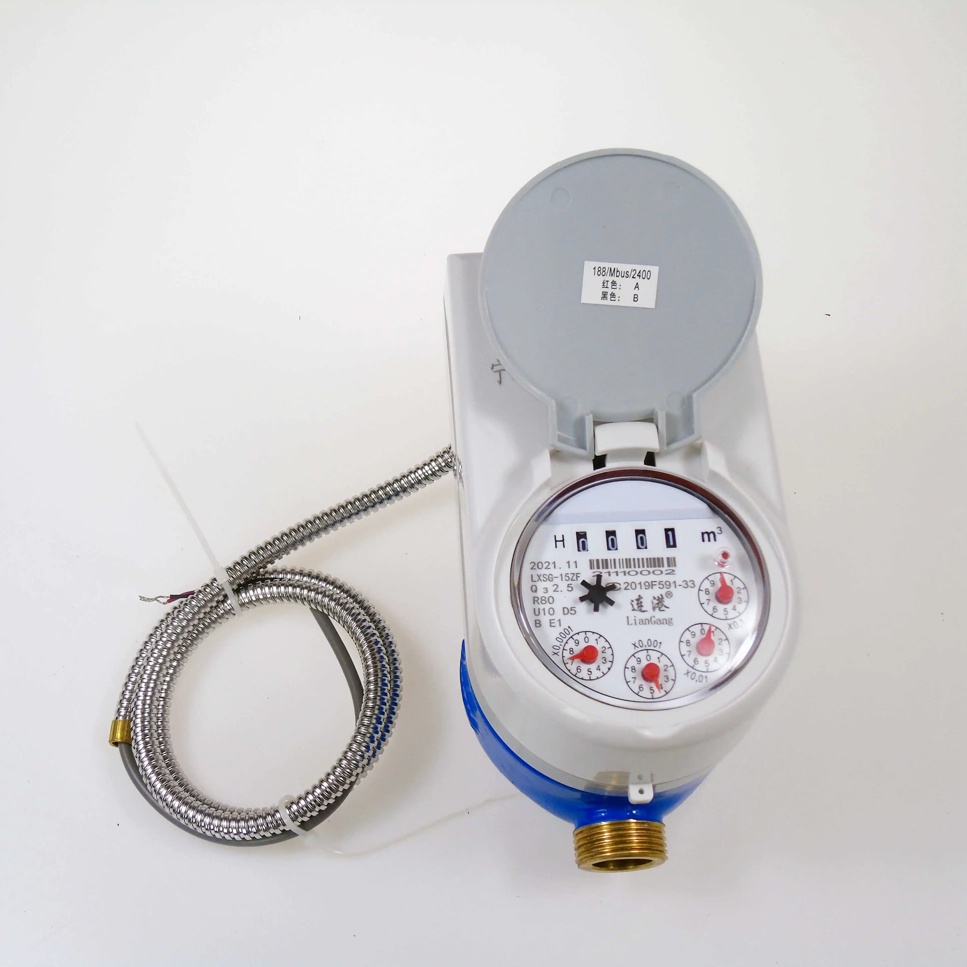 M-Bus Remote Meter 485 Water Meter Dn25 Photoelectric Direct Reading Remote Valve-Controlled Water Meter
