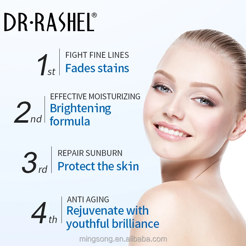 Dr Rashel 3 PCS Brightening Anti Aging Acne Scar Repairing Face Skin Care Serum Vitamin C Retinol Facial Serum Set